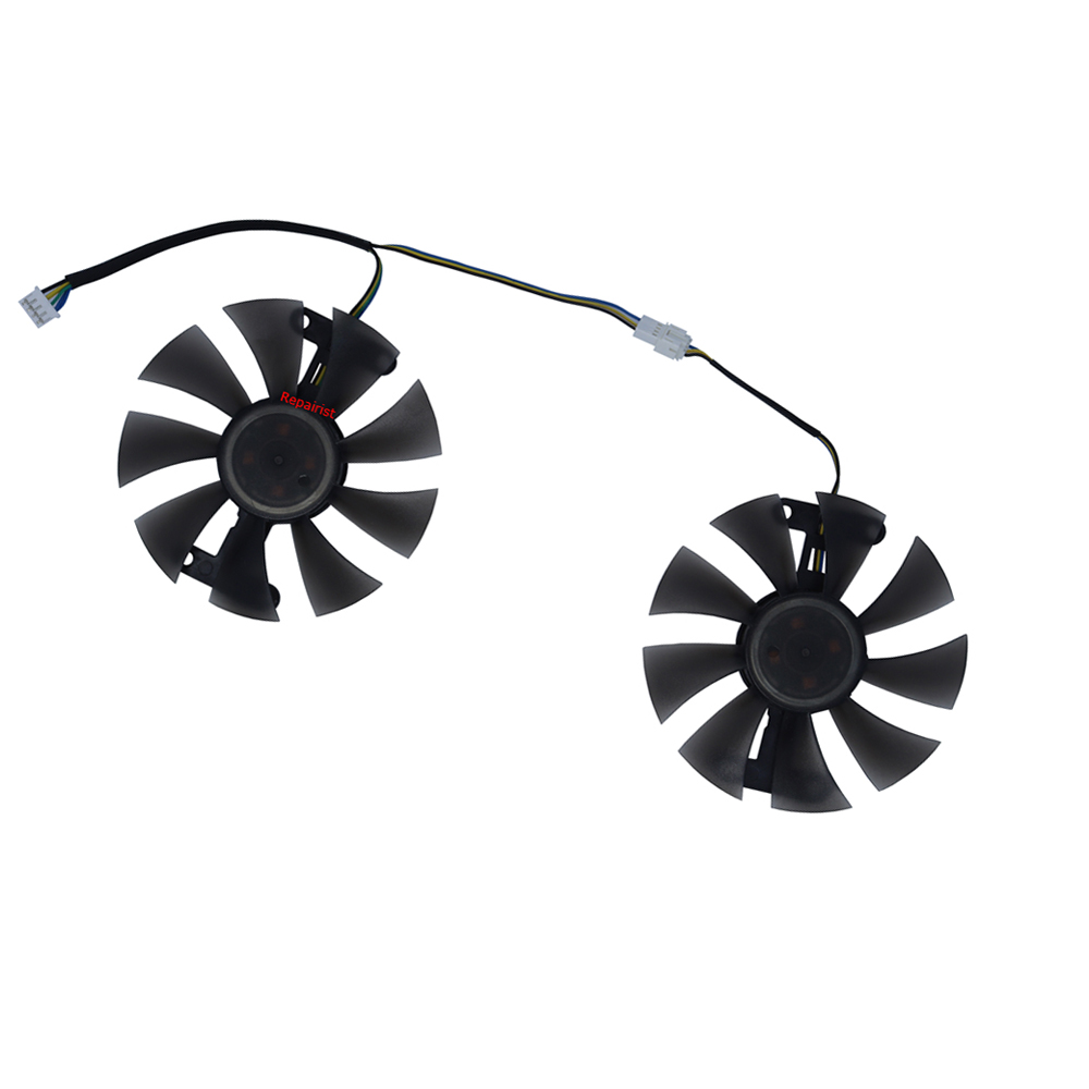 2Pcs/Set,Video Cards Fan,FL801 - огляд і ціна Rx 580 8Gb 2048Sp Gpu