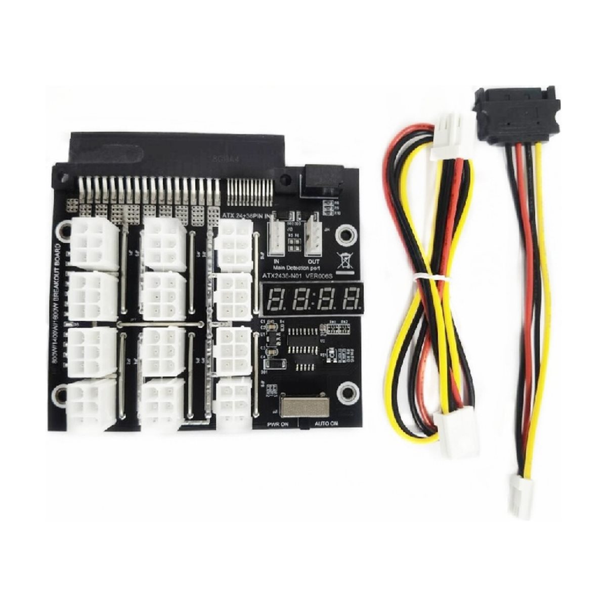 M05K 12 Ports PCIe 6Pin Connec - огляд і ціна 2400W Server Psu Breakout Board