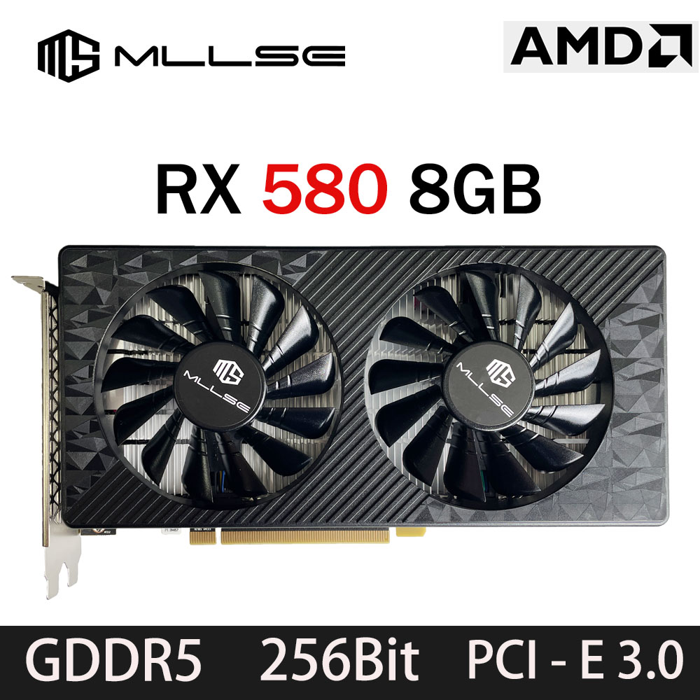 MLLSE AMD RX 580 8GB 2048SP Ga - огляд і ціна Rx 580 8Gb 2048Sp Gpu