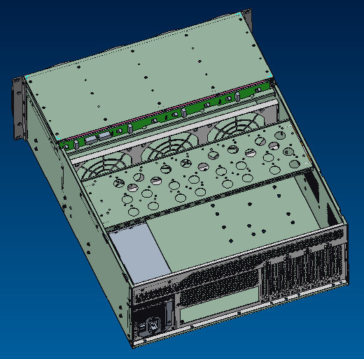 Rack 4U 4bays Hotswap Server c - огляд і ціна 8 Gpu 4U Server Chassis