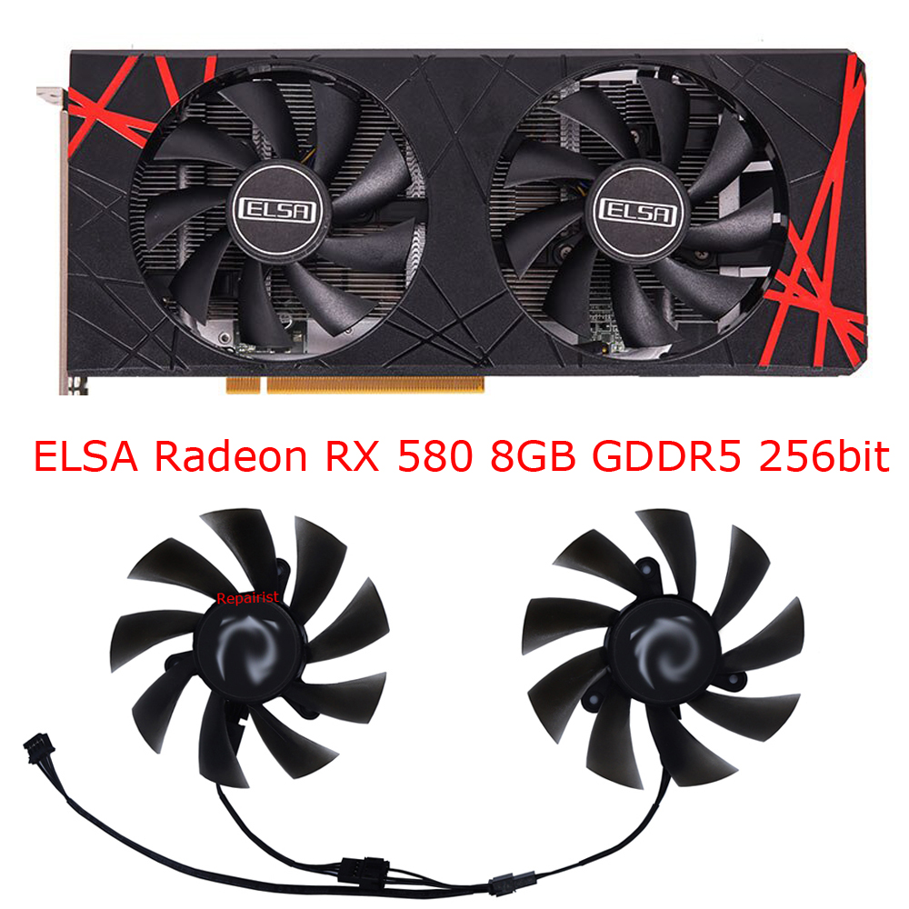GPU Video Card Fan Graphics Co - огляд і ціна Rx 580 8Gb 2048Sp Gpu