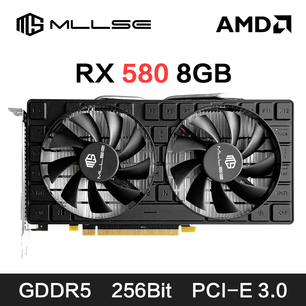 MLLSE AMD RX 580 8GB 2048SP Ga - огляд і ціна Rx 580 8Gb 2048Sp Gpu